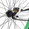 cykel 1 gear 700c 51 cm hvid og grøn