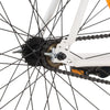 cykel 1 gear 700c 55 cm hvid og blå