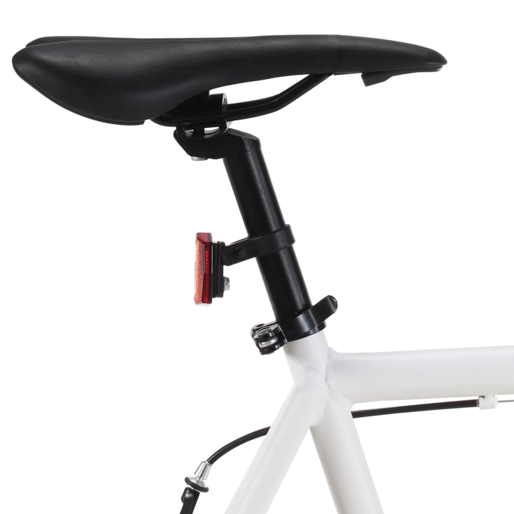 cykel 1 gear 700c 59 cm hvid og blå