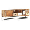 tv-skab 120x30x40 cm massivt genbrugstræ