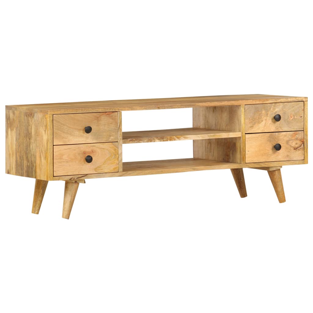tv-skab 110 x 35 x 40 cm massivt mangotræ