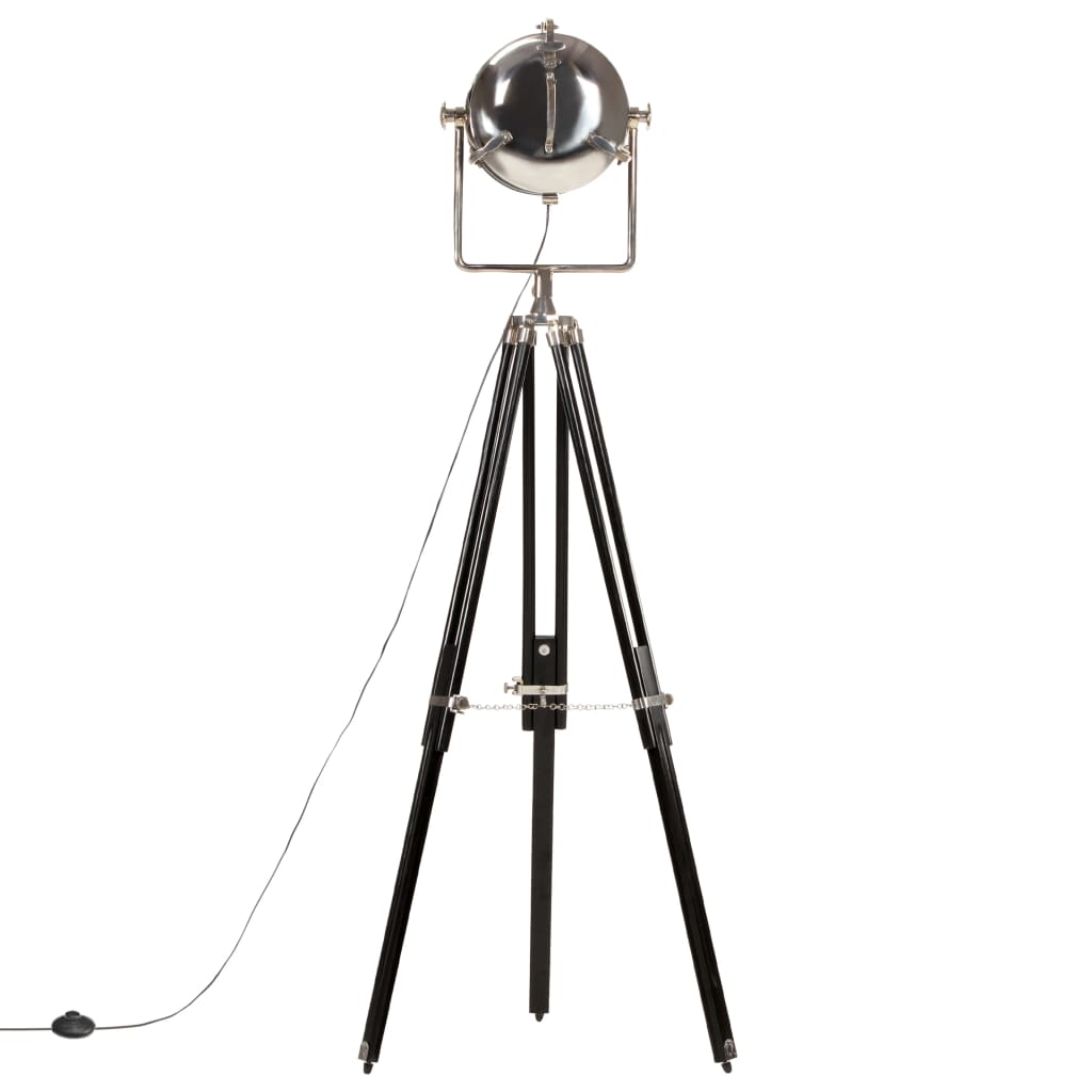 gulvlampe med trefod 171 cm massivt mangotræ