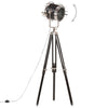 gulvlampe med trefod 171 cm massivt mangotræ