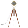 gulvlampe med trefod 165 cm massivt mangotræ