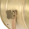 gulvlampe med trefod 165 cm massivt mangotræ