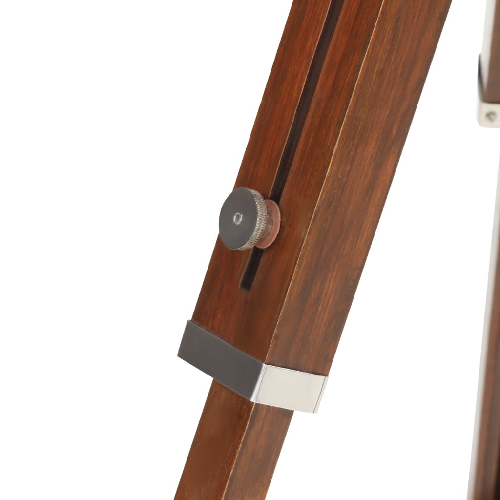 gulvlampe med trefod 165 cm massivt mangotræ