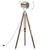 gulvlampe med trefod 180 cm massivt mangotræ