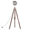 gulvlampe med trefod 180 cm massivt mangotræ
