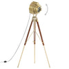 gulvlampe med trefod 193 cm massivt mangotræ
