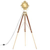gulvlampe med trefod 193 cm massivt mangotræ