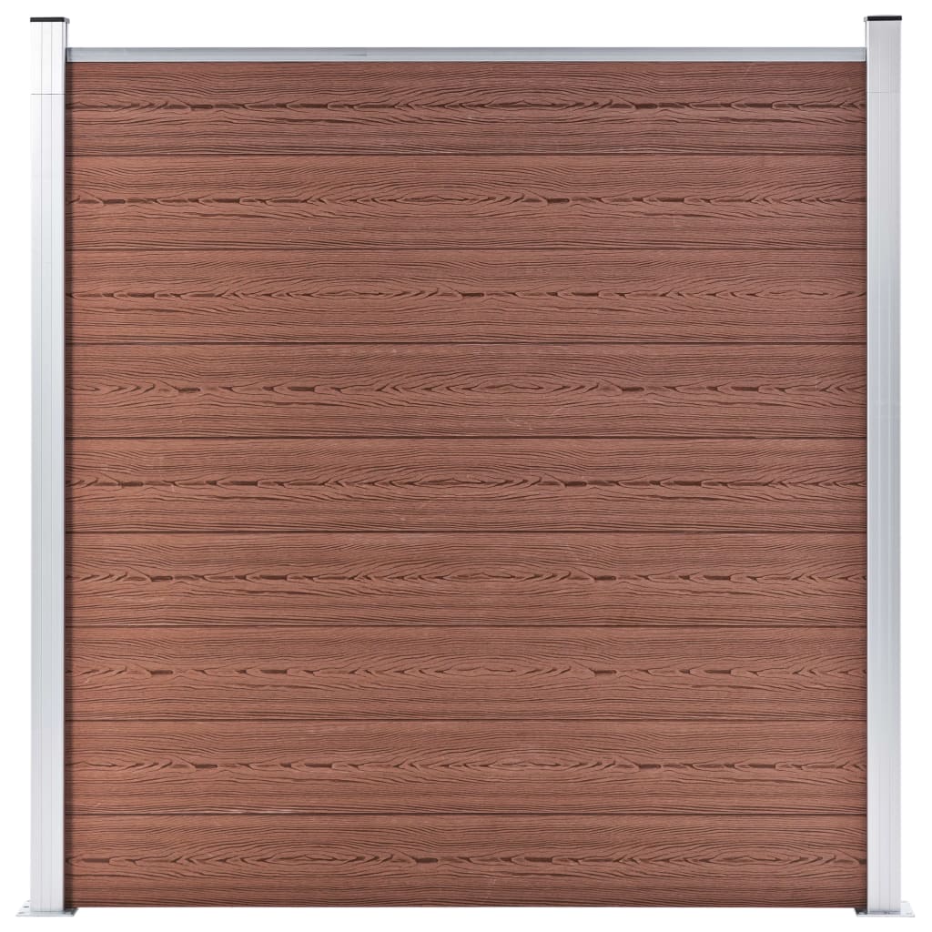 havehegn 180 x 186 cm WPC brun