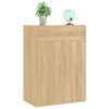 skoskab 60x35x84 cm konstrueret træ sonoma-eg