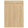 skoskab 60x35x84 cm konstrueret træ sonoma-eg