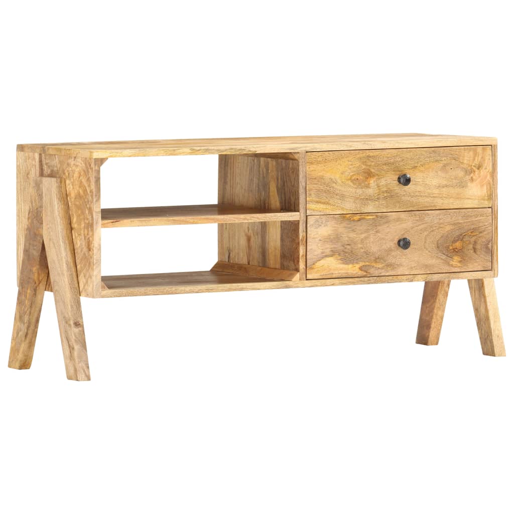 tv-skab 97 x 35 x 47 cm massivt mangotræ