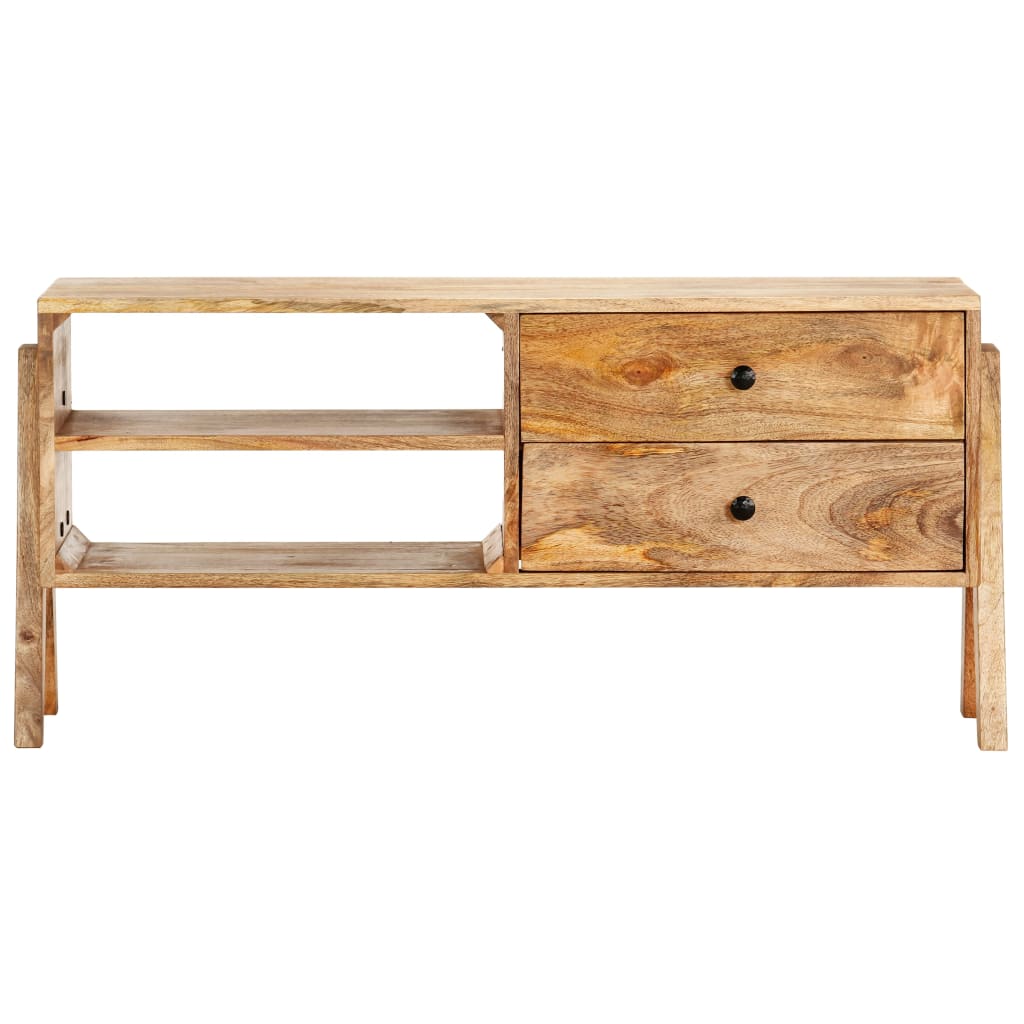tv-skab 97 x 35 x 47 cm massivt mangotræ