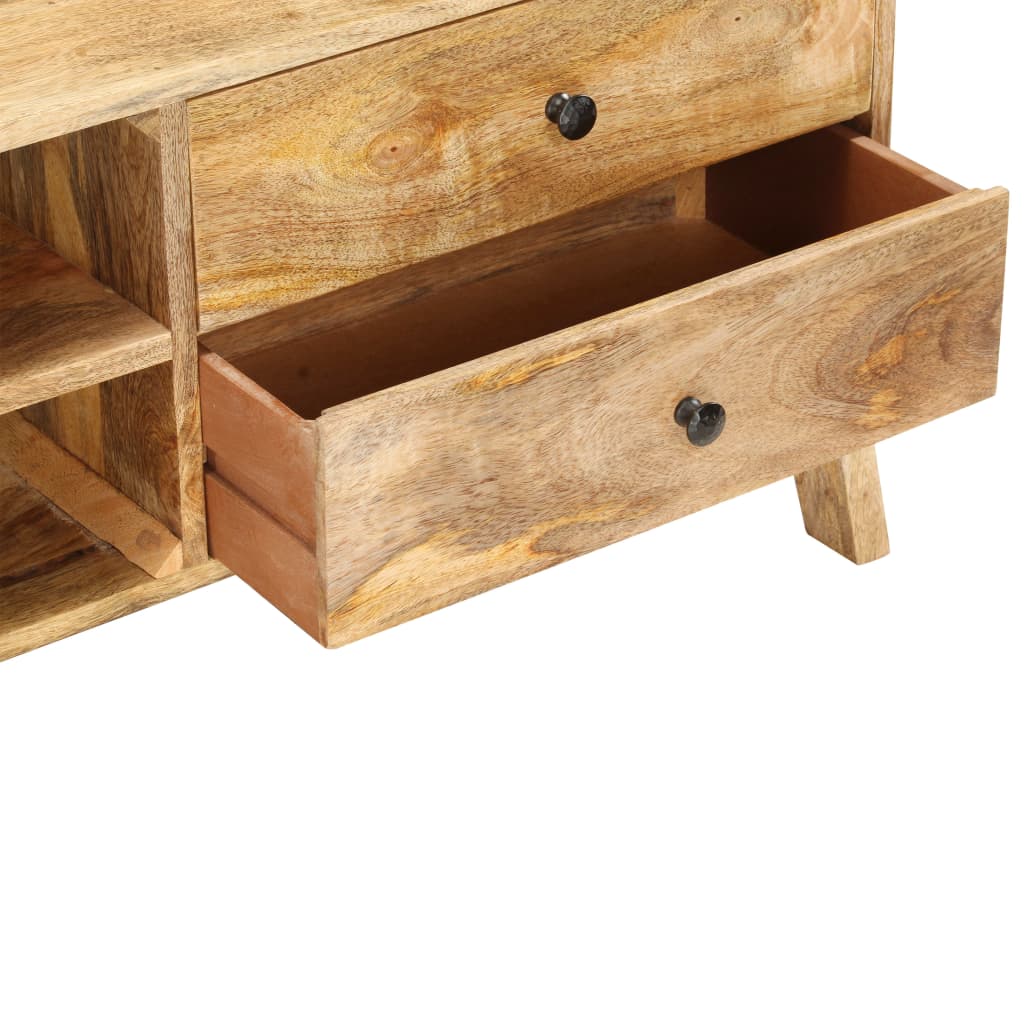 tv-skab 97 x 35 x 47 cm massivt mangotræ