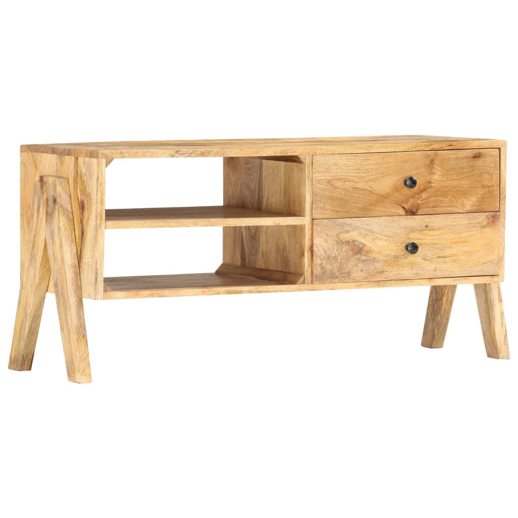 tv-skab 97 x 35 x 47 cm massivt mangotræ