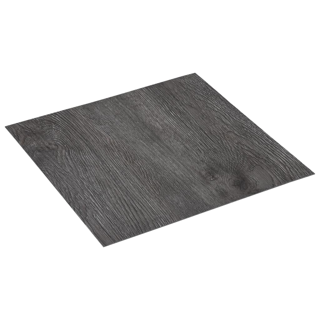 selvklæbende gulvbrædder 5,11 m² PVC brun