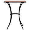 bistrosæt 3 dele mosaikdesign keramiske fliser terracotta