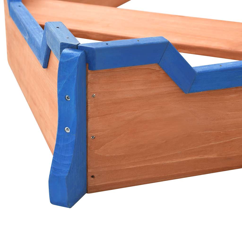 sandkasse piratskib 190x94,5x101 cm fyrretræ