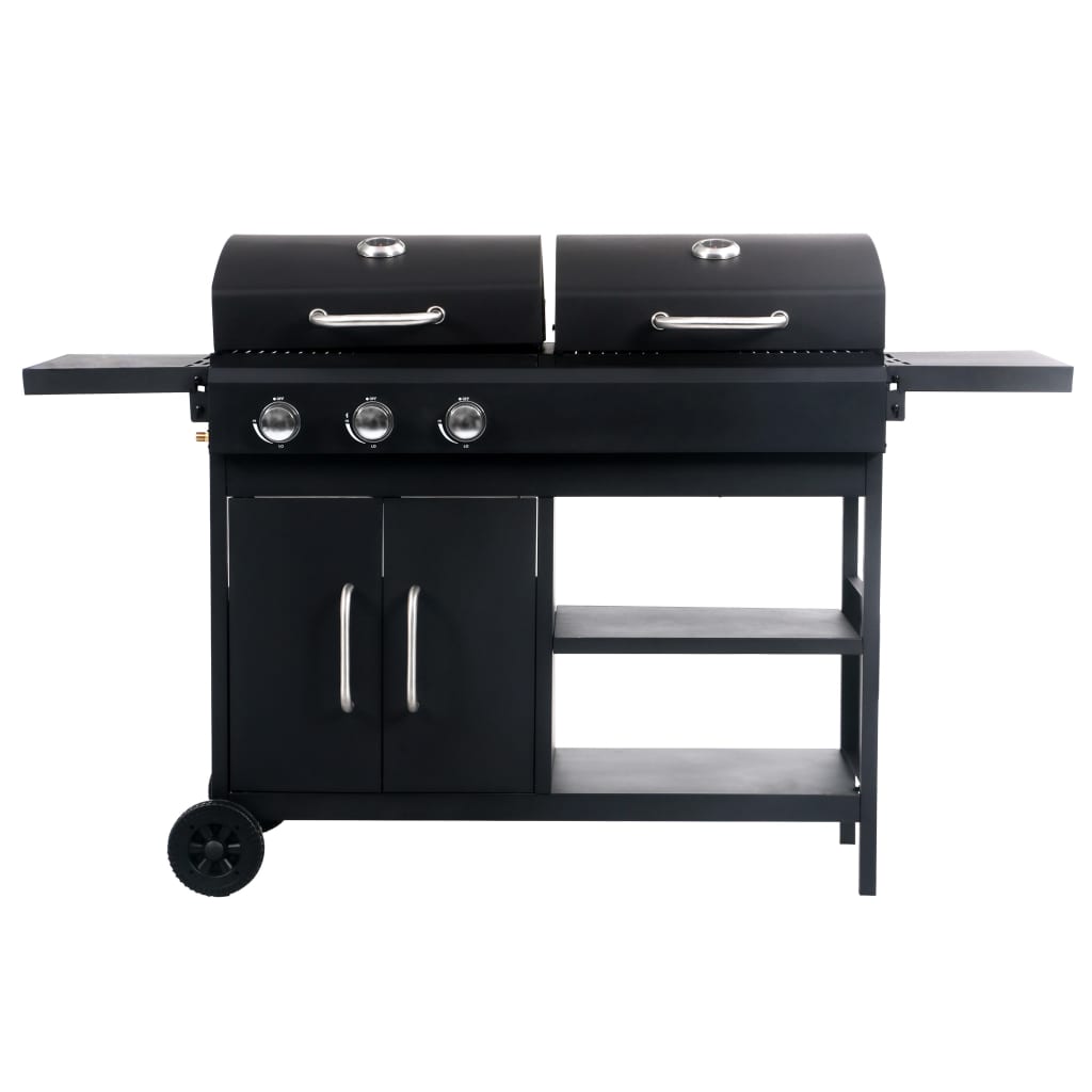 gas- og kulgrill med 3 blus