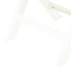 foldbare havestole 2 stk. plastik hvid