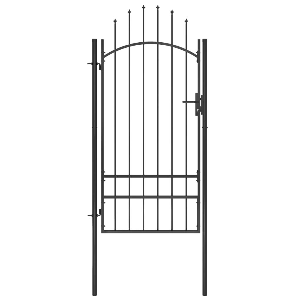 havelåge 1x2,5 m stål sort