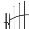 havelåge 1x2,5 m stål sort