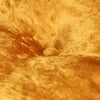 puf 40x20 cm rund velour sennepsgul