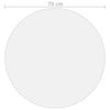bordbeskytter Ø 70 cm 2 mm PVC mat