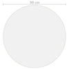 bordbeskytter Ø 90 cm 2 mm PVC transparent
