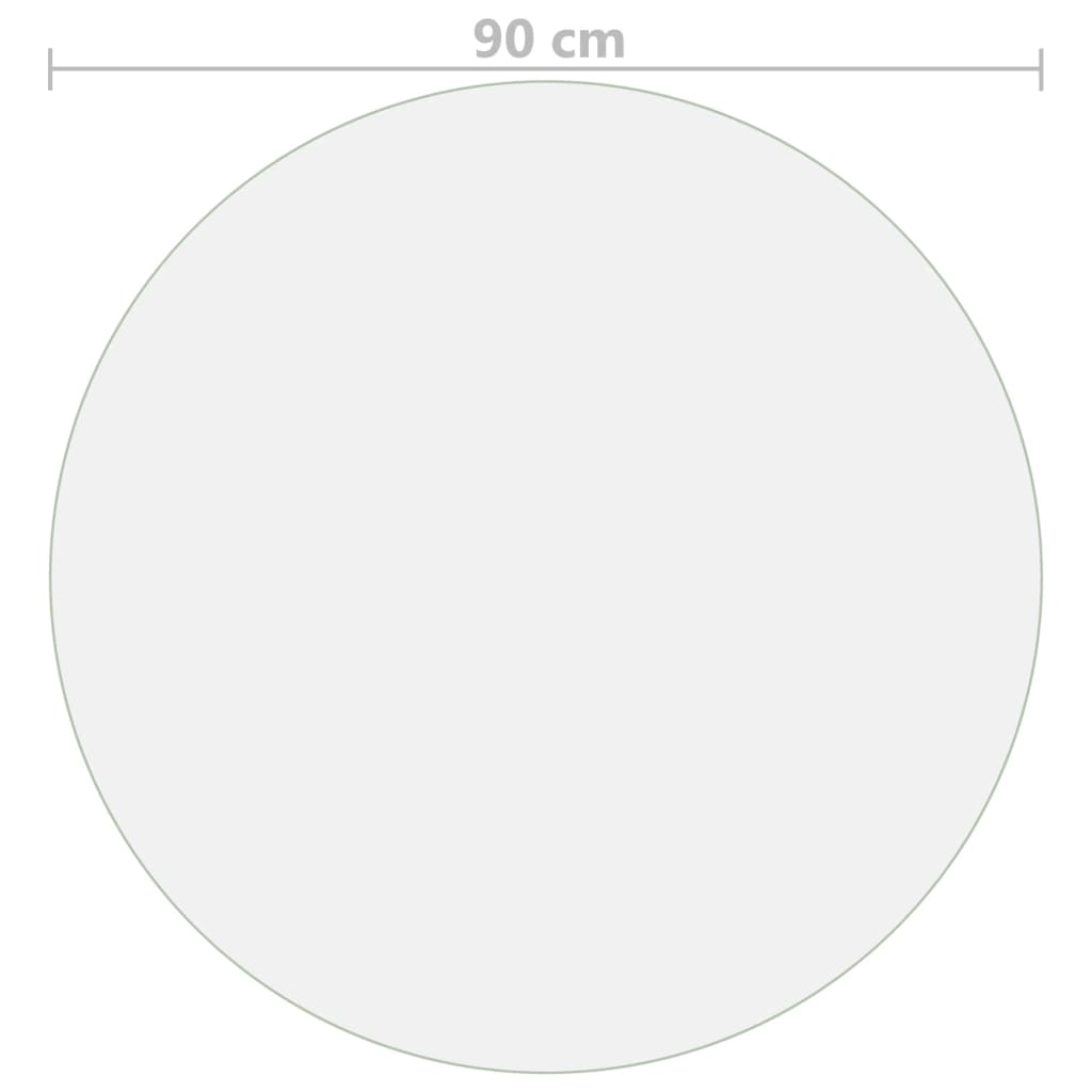 bordbeskytter Ø 90 cm 2 mm PVC mat