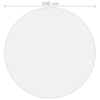 bordbeskytter Ø 100 cm 1,6 mm PVC transparent
