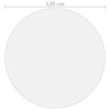 bordbeskytter Ø 120 cm 2 mm PVC transparent