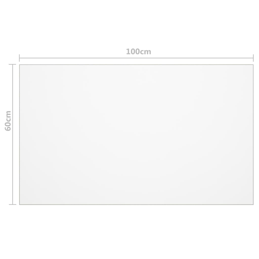 bordbeskytter 100x60 cm 2 mm PVC mat