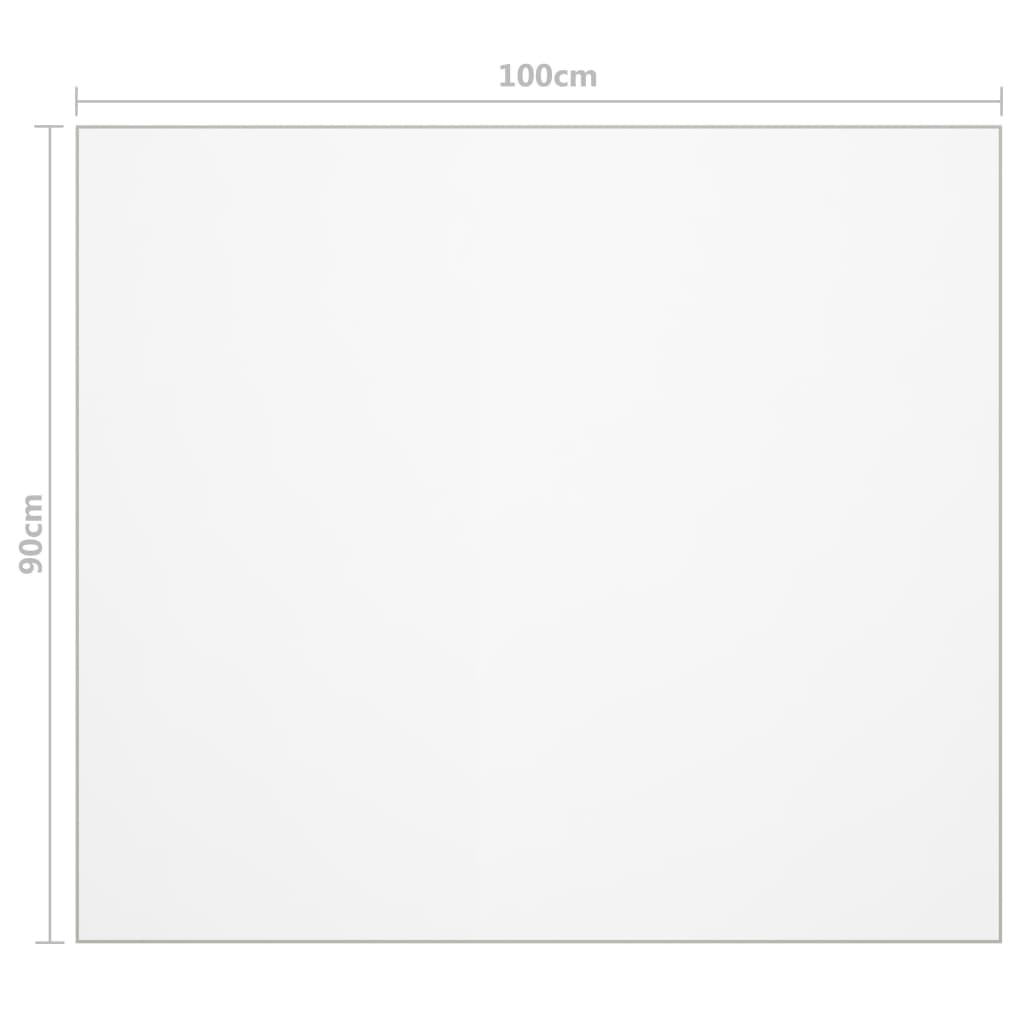 bordbeskytter 100x90 cm 2 mm PVC mat