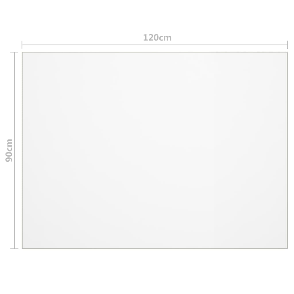 bordbeskytter 120x90 cm 2 mm PVC mat
