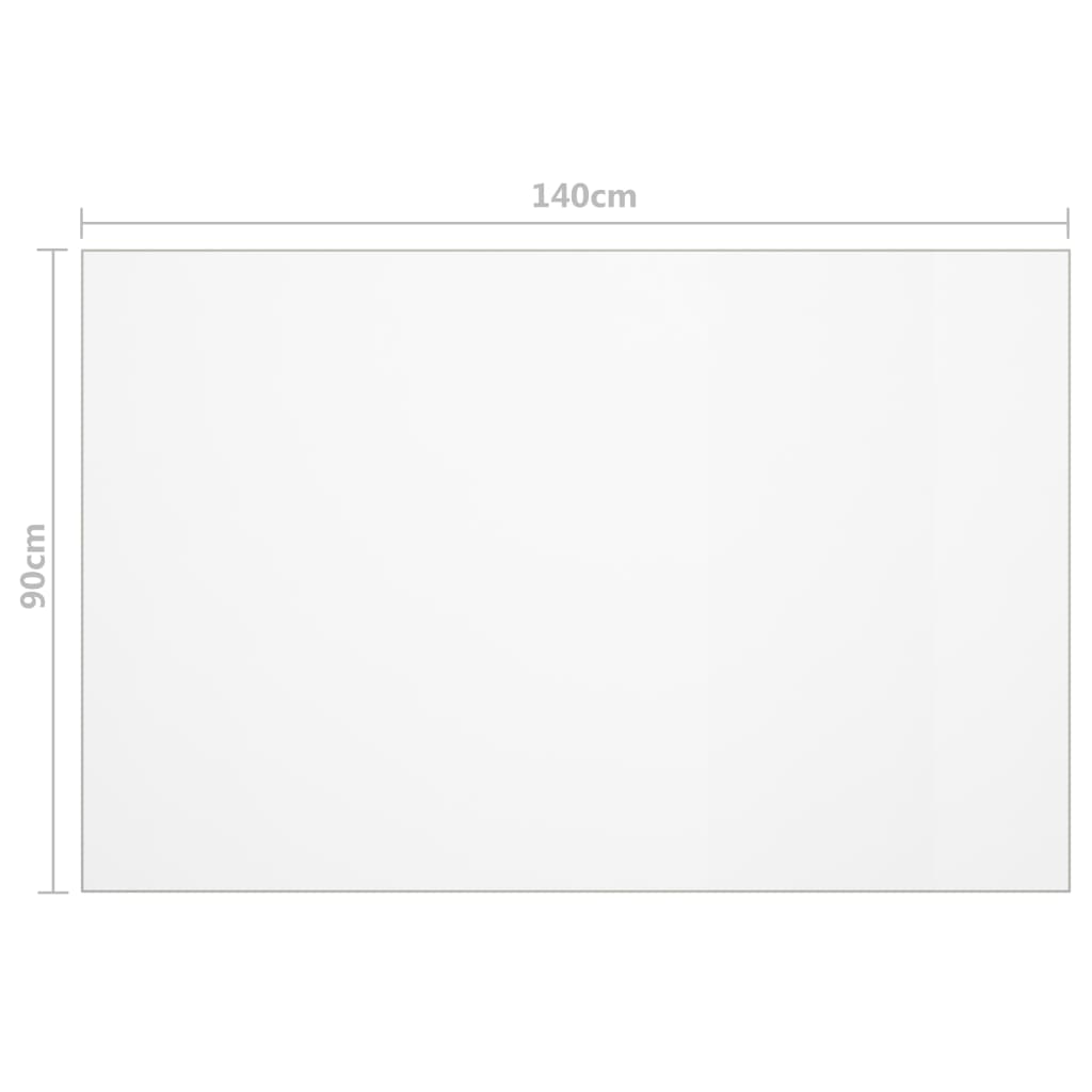 bordbeskytter 140x90 cm 2 mm PVC mat