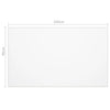 bordbeskytter 160x90 cm 2 mm PVC transparent