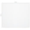 bordbeskytter 90x90 cm 2 mm PVC mat
