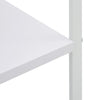 køkkenreol til mikroovn 60x39,6x123 cm konstrueret træ hvid
