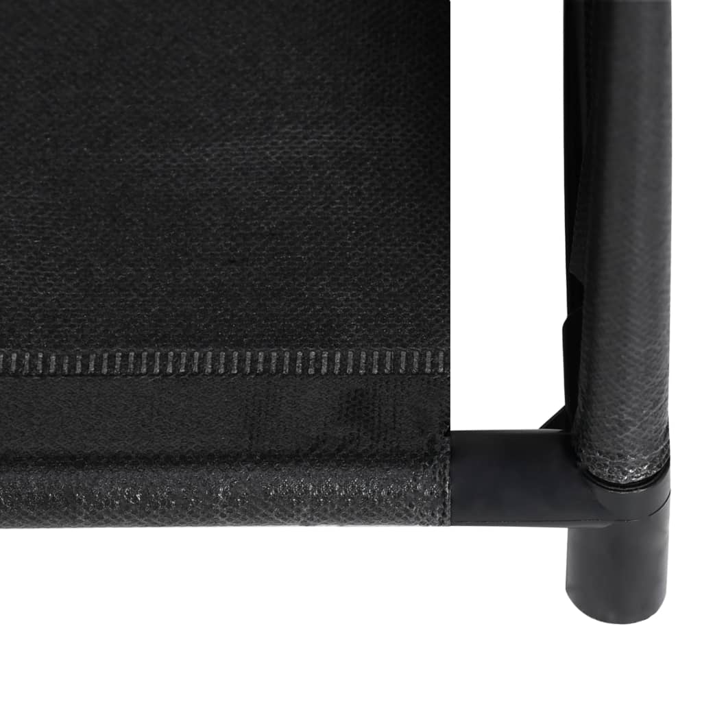 displayreol trappeformet 130x45x170 cm stof