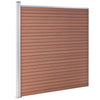 havehegn 872x186 cm WPC brun