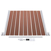 havehegn 872x186 cm WPC brun