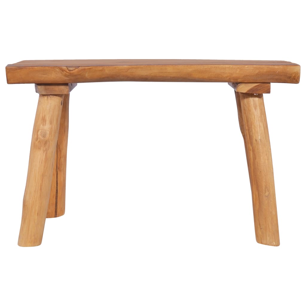 havebænk 80 cm massivt teaktræ
