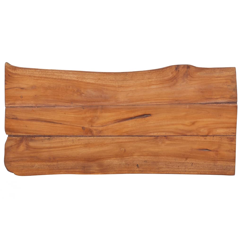 havebænk 80 cm massivt teaktræ