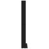 cd-reol 102x16x177,5 cm konstrueret træ sort