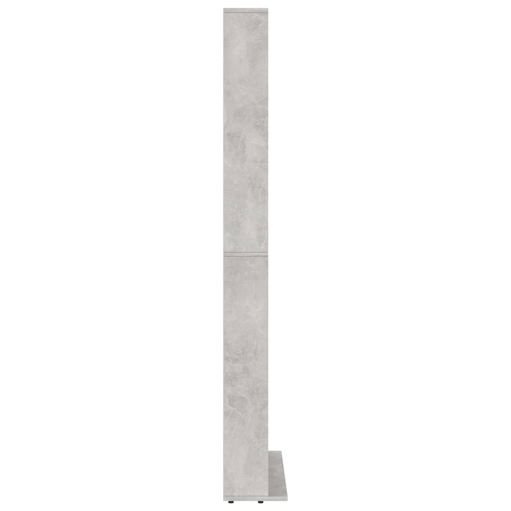 cd-reol 102x16x177,5 cm konstrueret træ betongrå