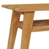 tv-skab 120x35x45 cm massivt teaktræ
