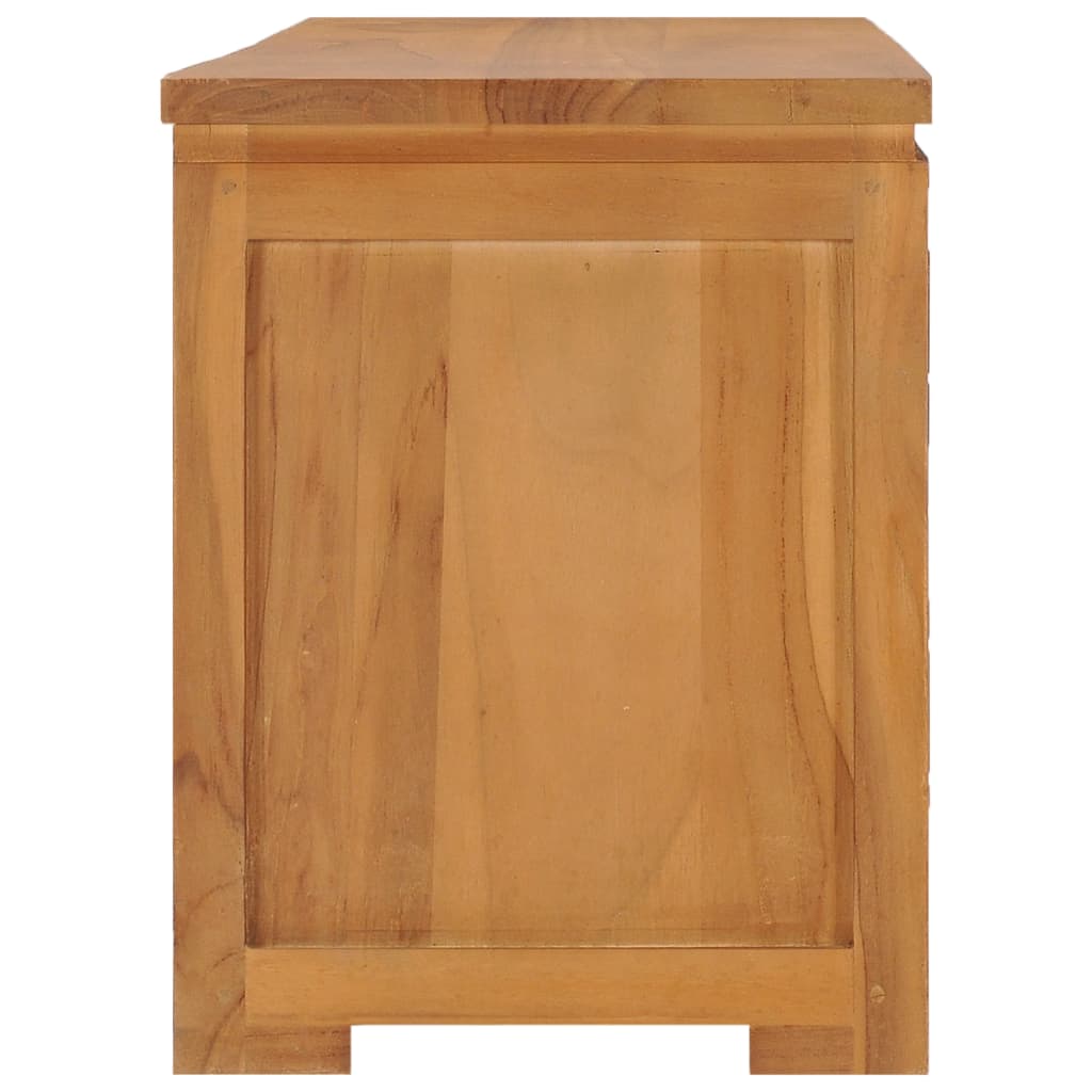 tv-skab 110x30x40 cm massivt teaktræ